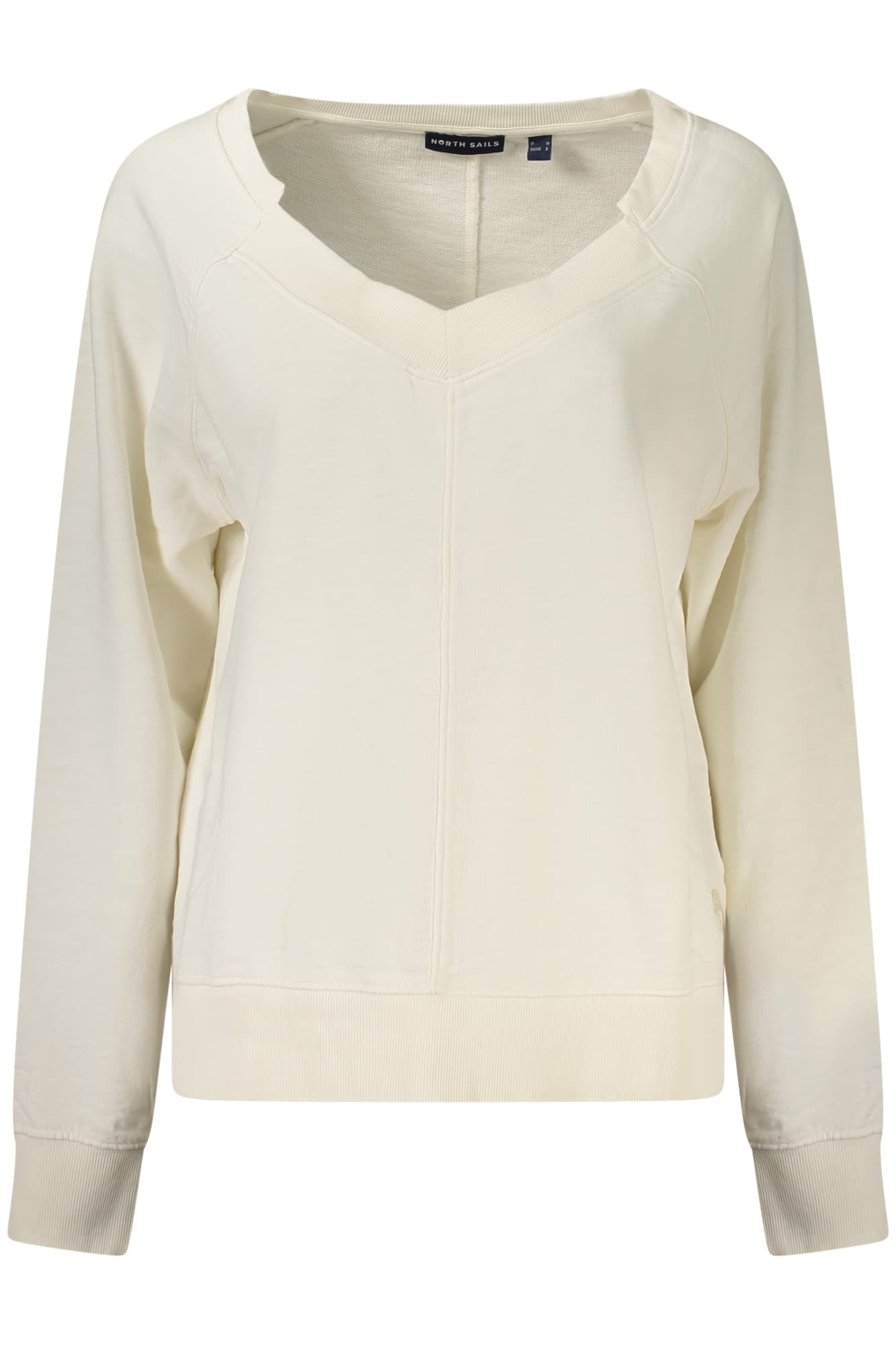 NORTH SAILS FELPA SENZA ZIP DONNA BIANCO