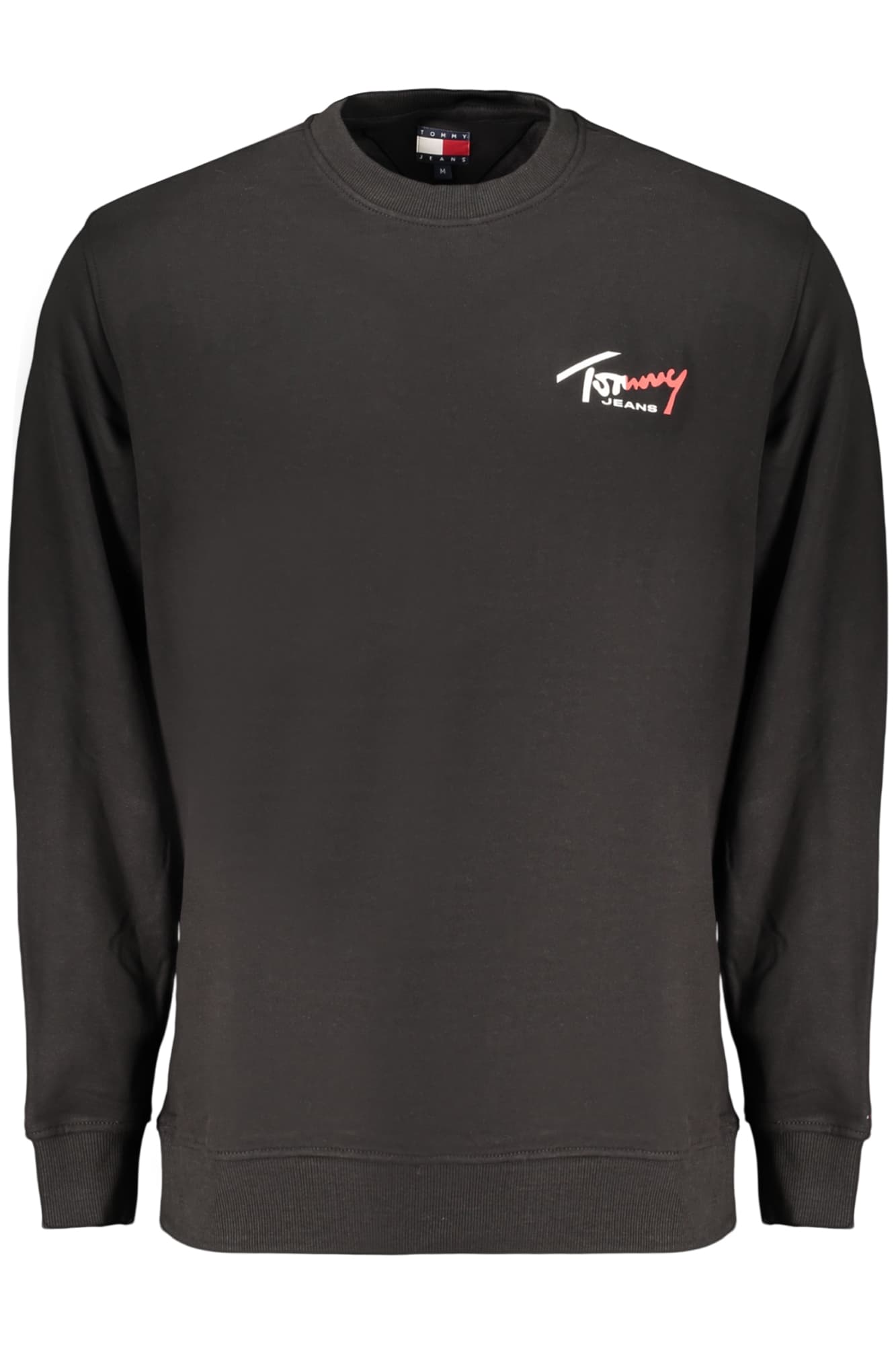TOMMY HILFIGER FELPA SENZA ZIP UOMO NERO