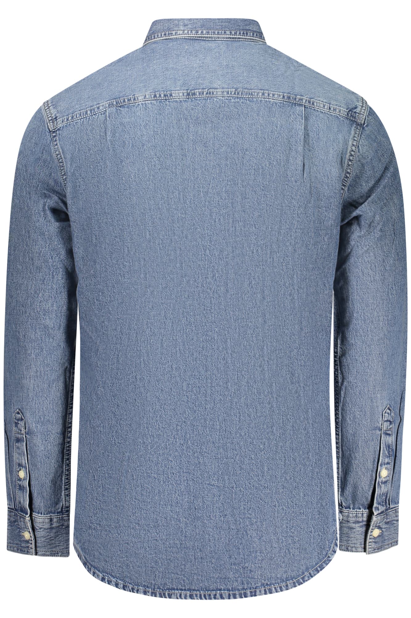 CALVIN KLEIN CAMICIA MANICHE LUNGHE UOMO BLU - Miniatura 2