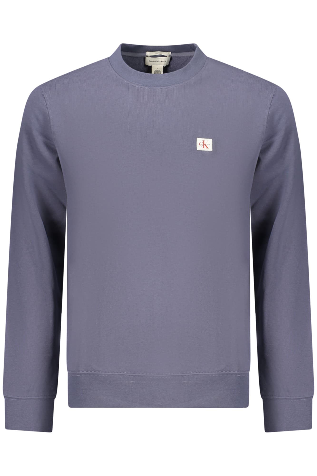 CALVIN KLEIN FELPA SENZA ZIP UOMO BLU