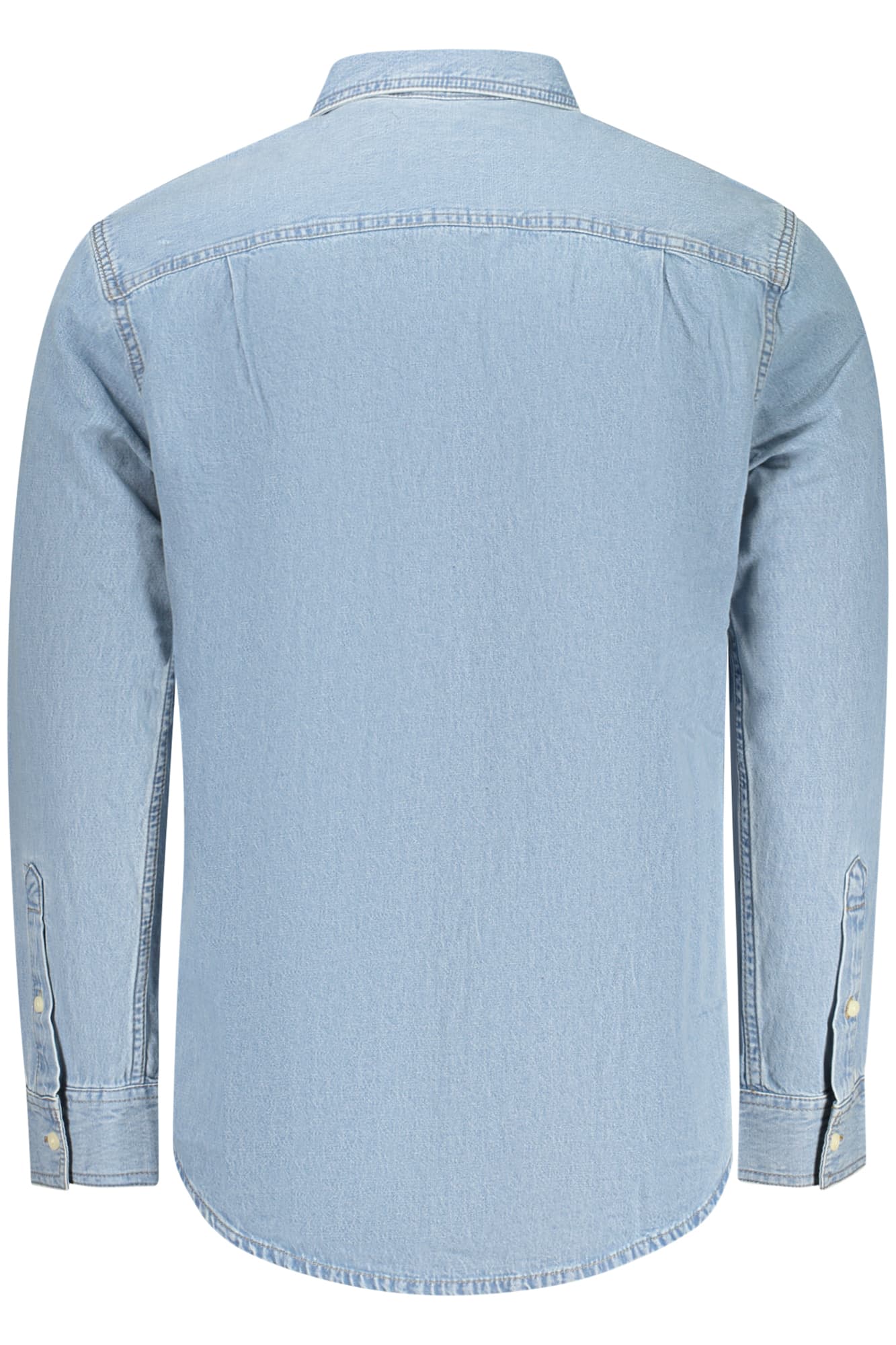 CALVIN KLEIN CAMICIA MANICHE LUNGHE UOMO AZZURRO - Miniatura 2