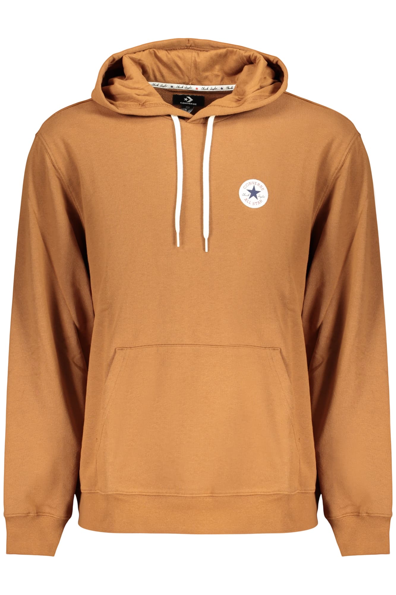 CONVERSE FELPA SENZA ZIP UOMO MARRONE