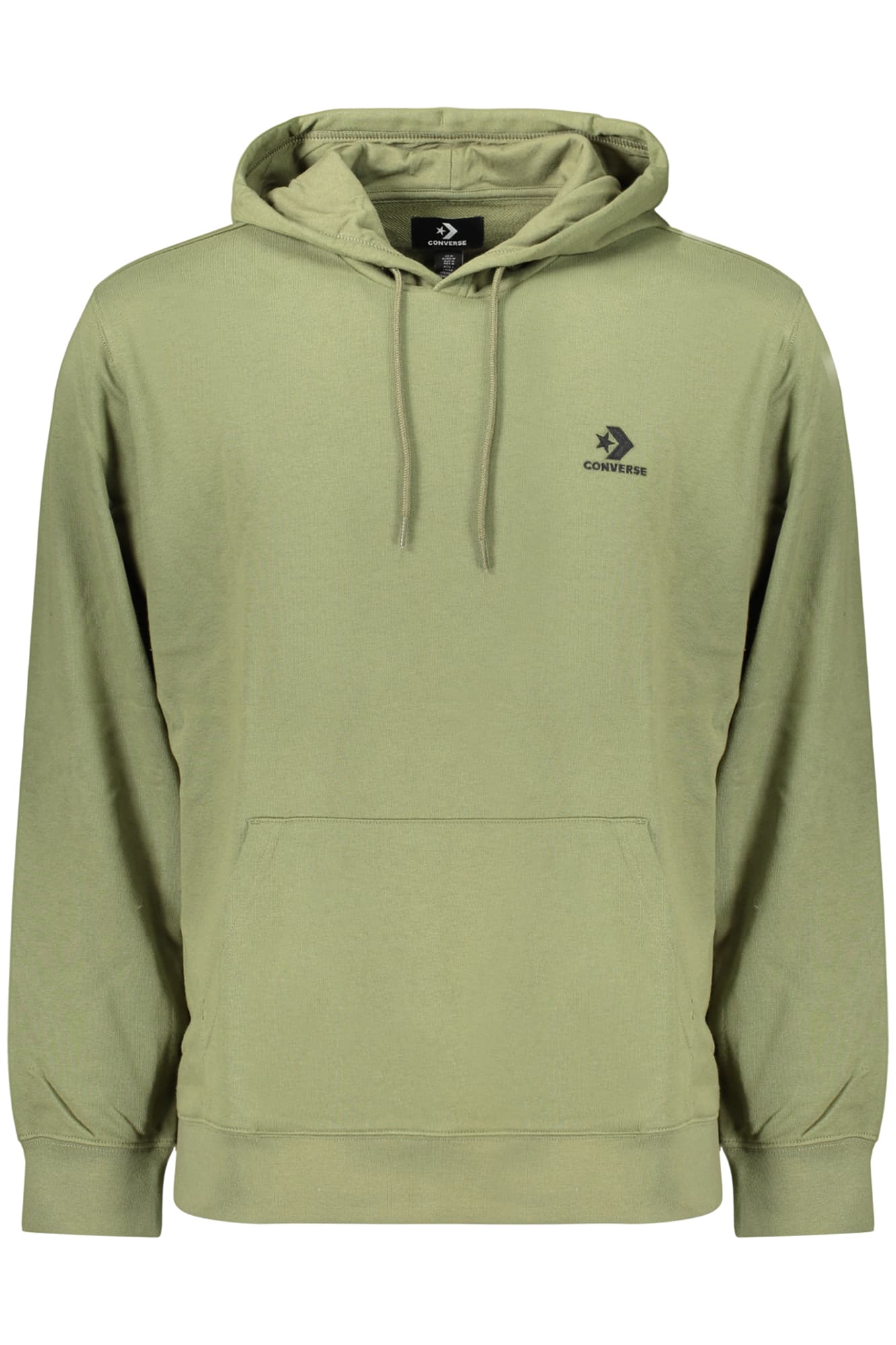 CONVERSE FELPA SENZA ZIP UOMO VERDE
