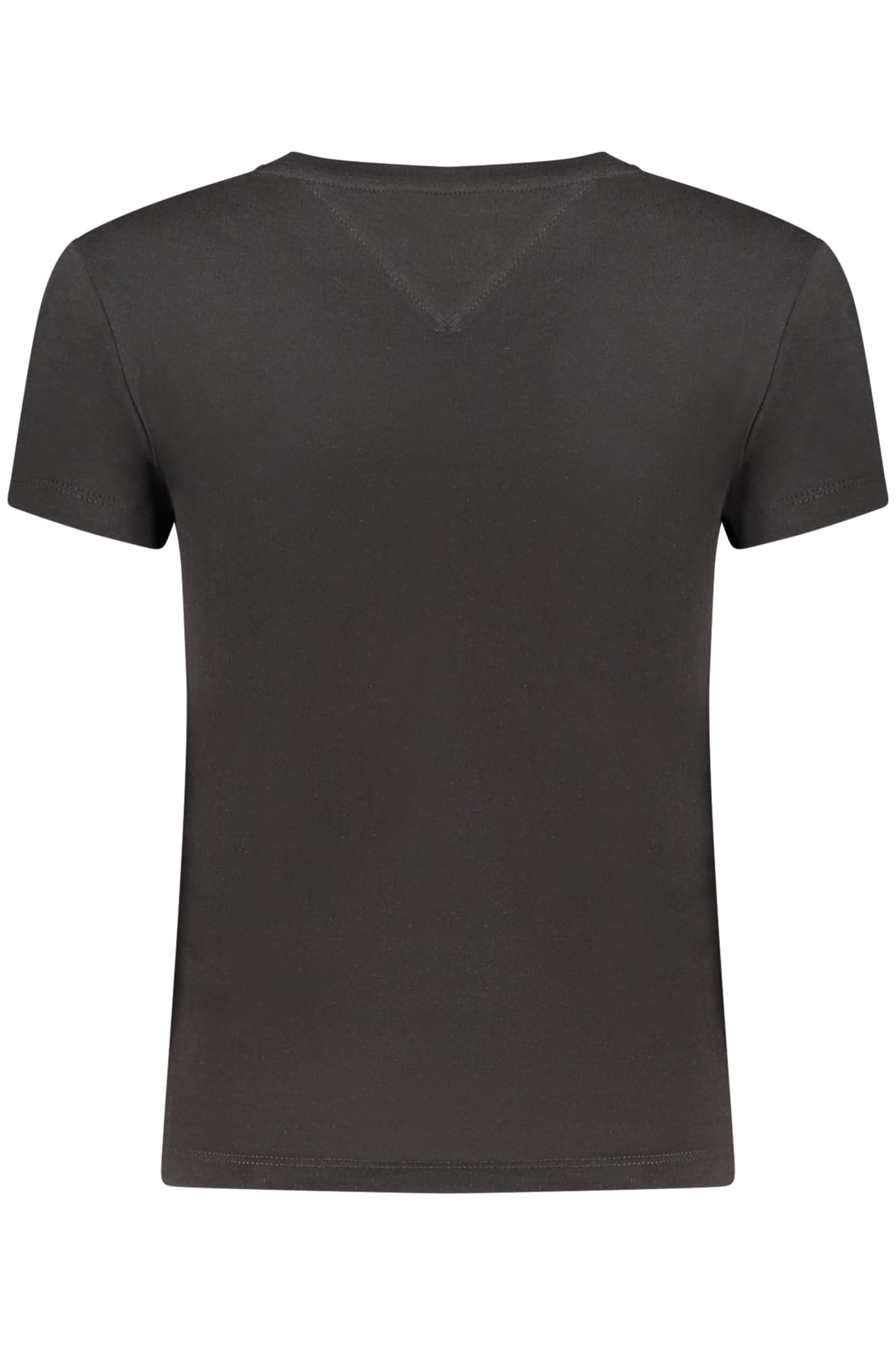 TOMMY HILFIGER T-SHIRT MANICHE CORTE DONNA NERO - Miniatura 2