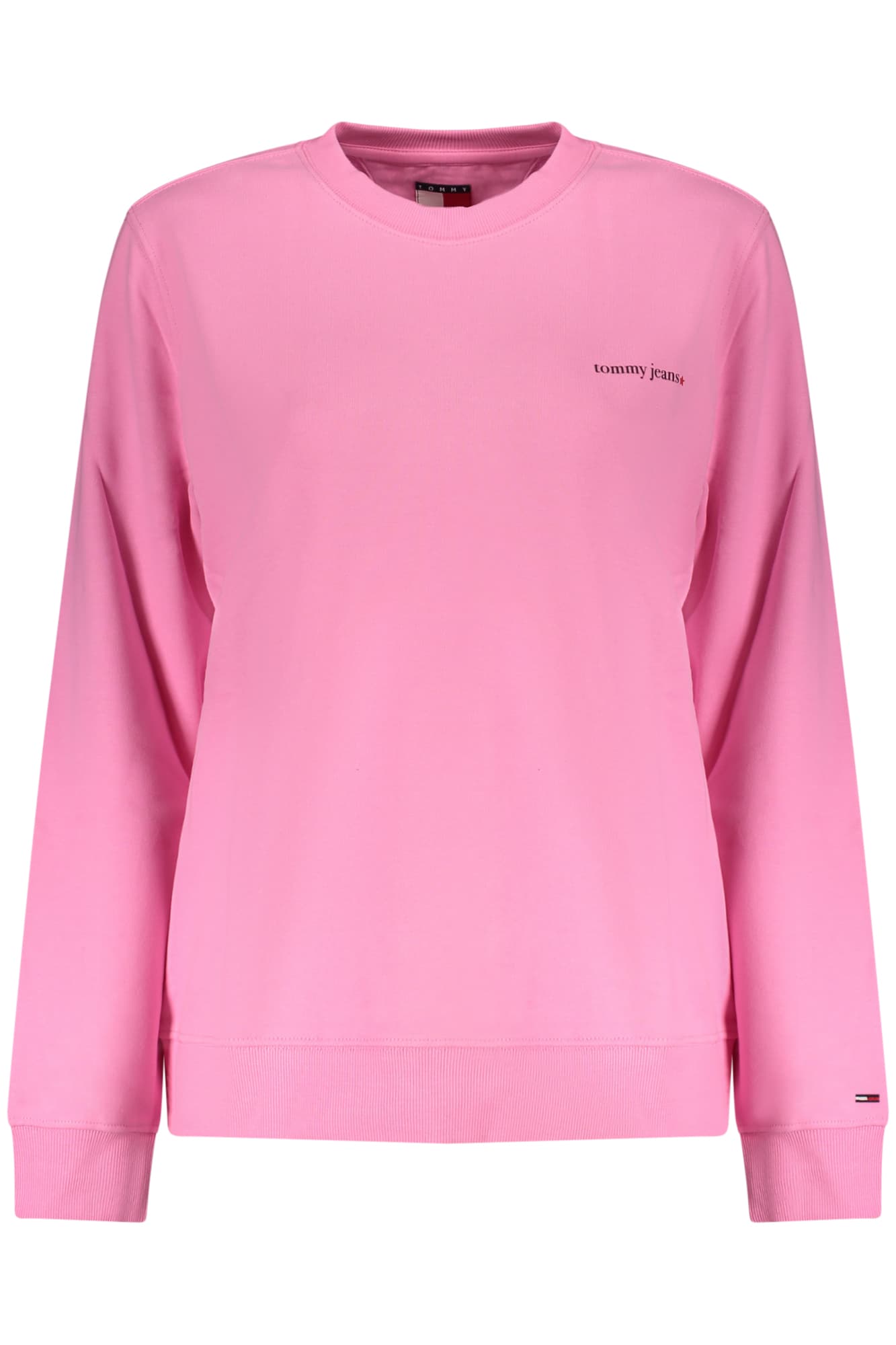 TOMMY HILFIGER FELPA SENZA ZIP DONNA ROSA