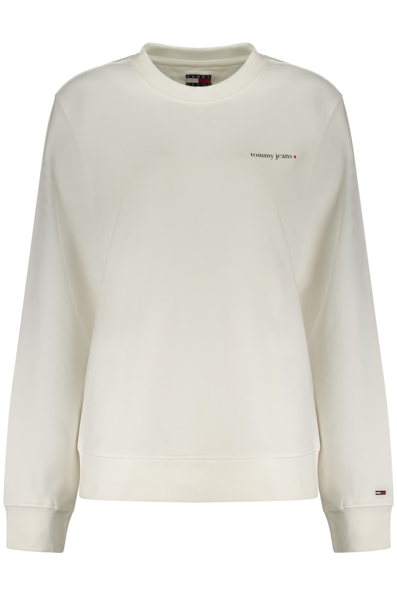 TOMMY HILFIGER FELPA SENZA ZIP DONNA BIANCO