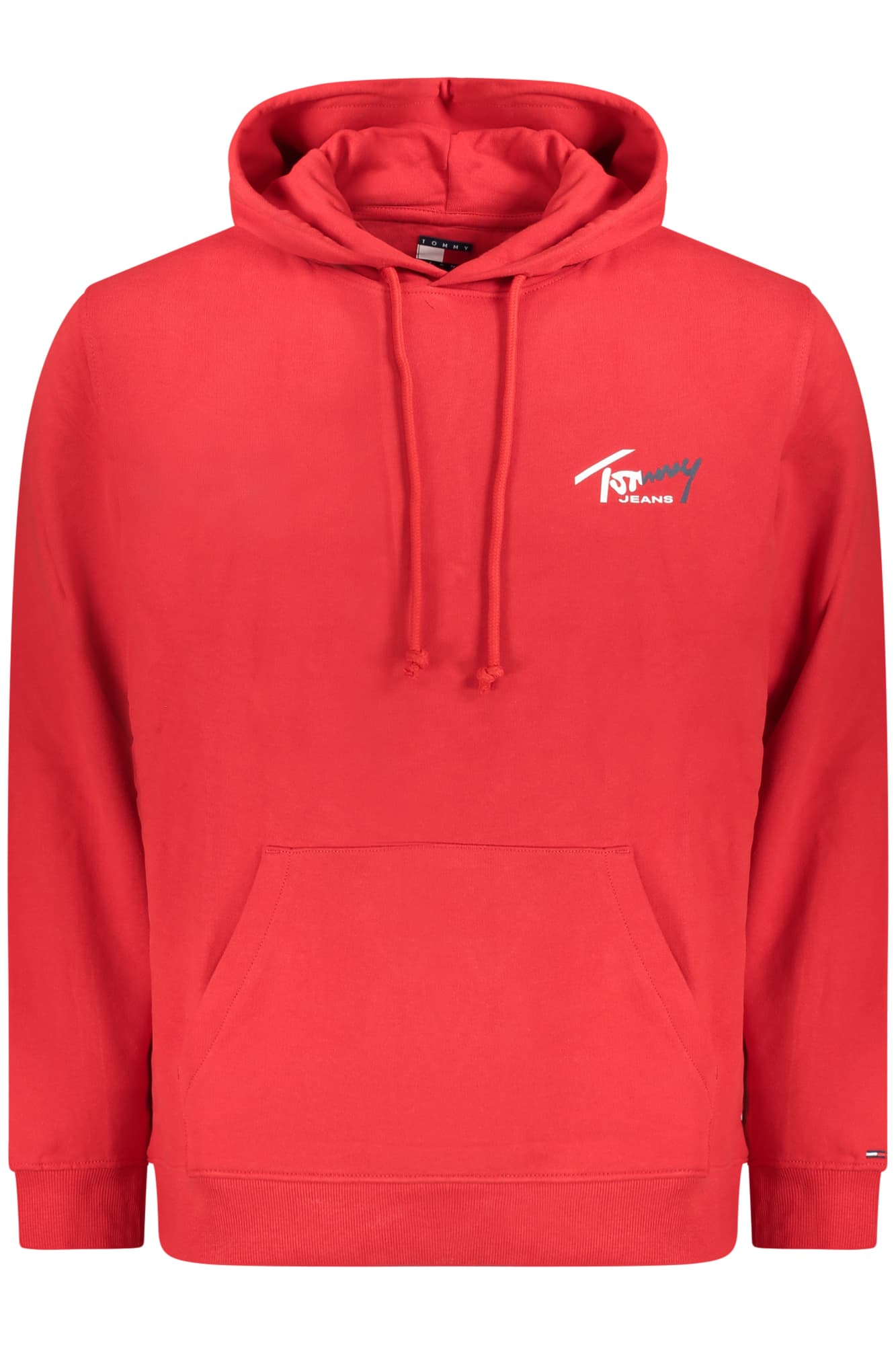 TOMMY HILFIGER FELPA SENZA ZIP UOMO ROSSO
