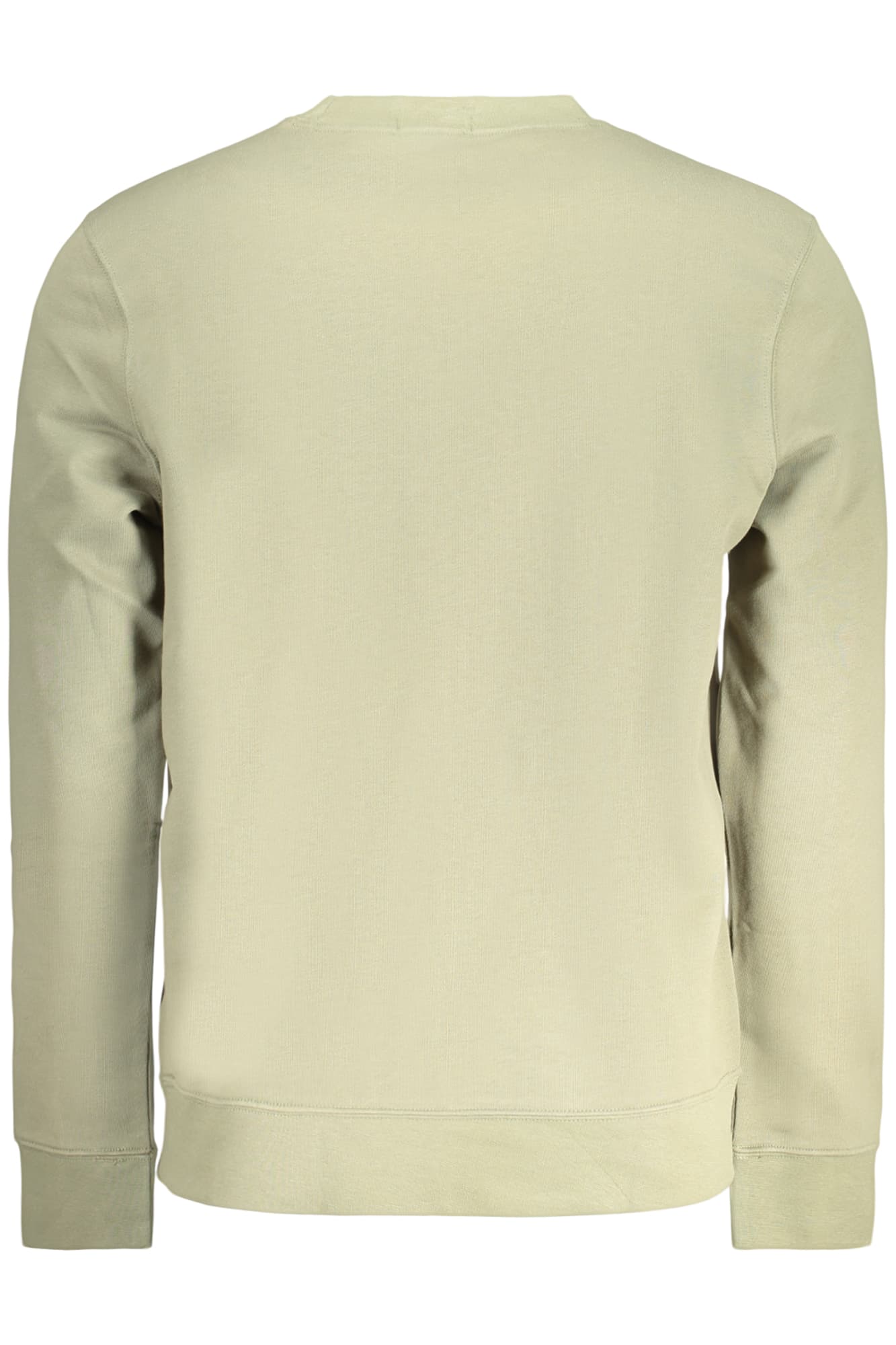 CALVIN KLEIN FELPA SENZA ZIP UOMO VERDE - Miniatura 2
