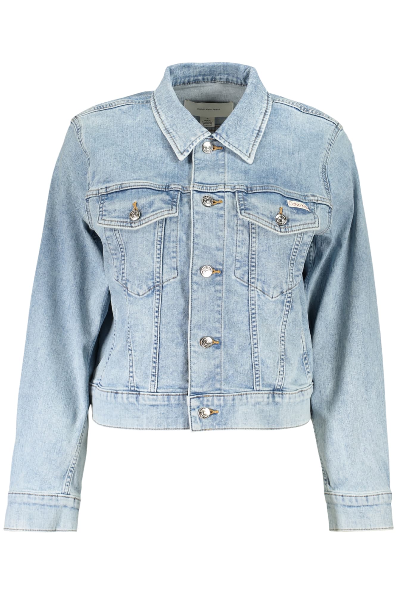 CALVIN KLEIN GIUBBOTTO IN JEANS DONNA AZZURRO