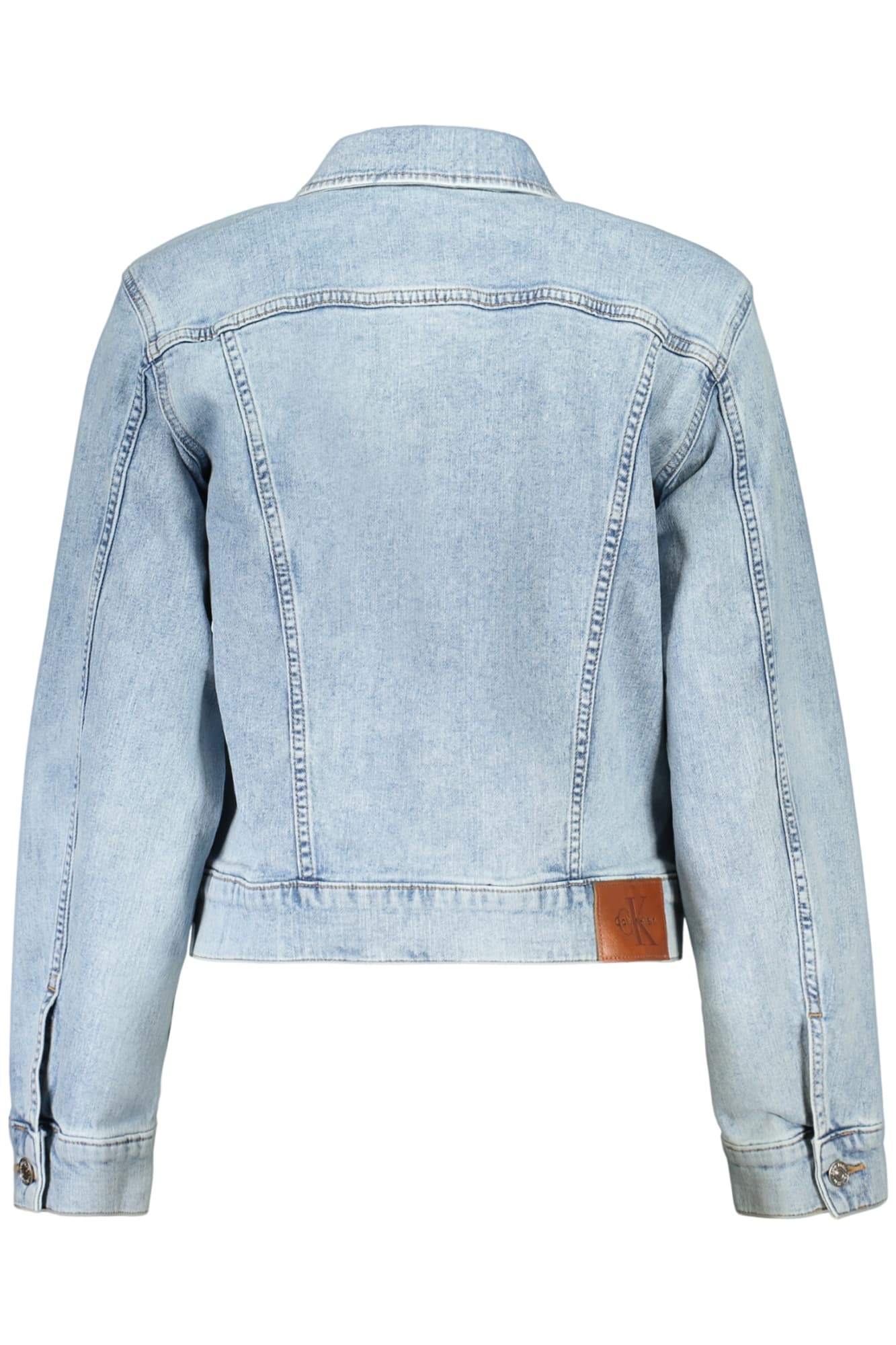 CALVIN KLEIN GIUBBOTTO IN JEANS DONNA AZZURRO - Miniatura 2