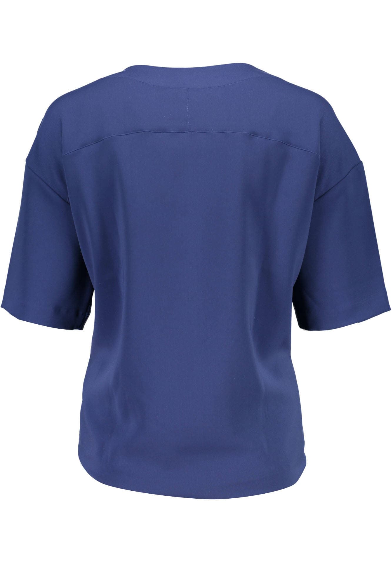 GANT T-SHIRT MANICHE CORTE DONNA BLU - Miniatura 2