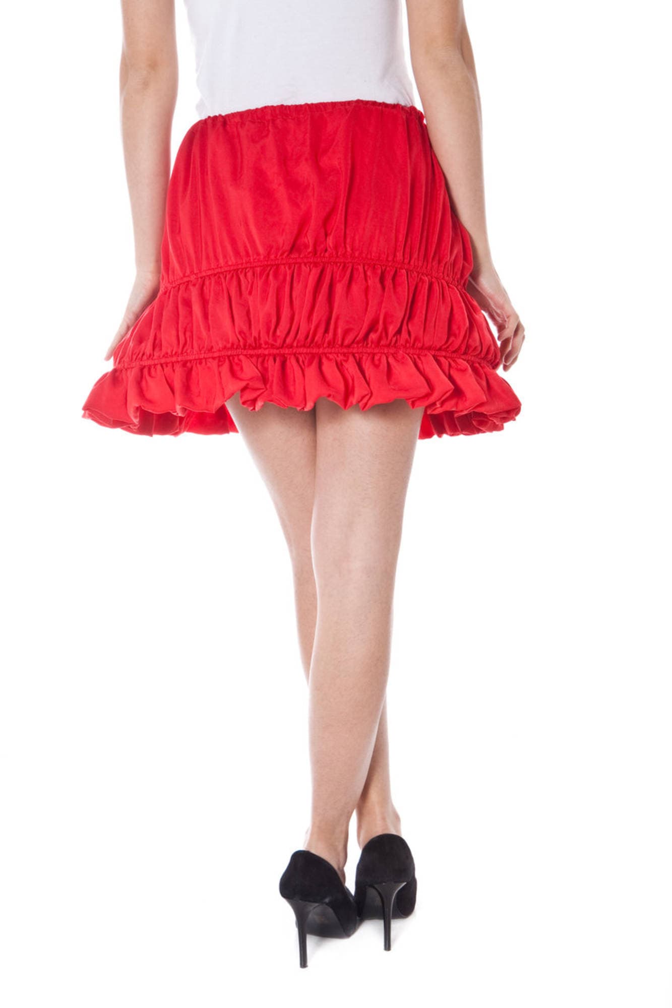 DENNY ROSE GONNA CORTA DONNA ROSSO - Miniatura 2