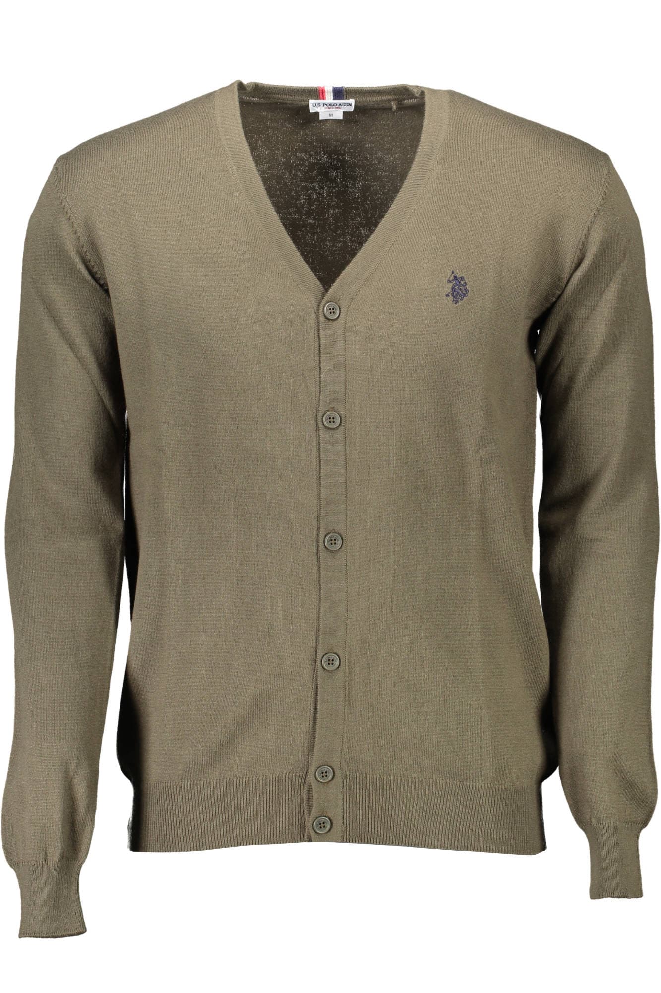 U.S. POLO ASSN. CARDIGAN UOMO VERDE