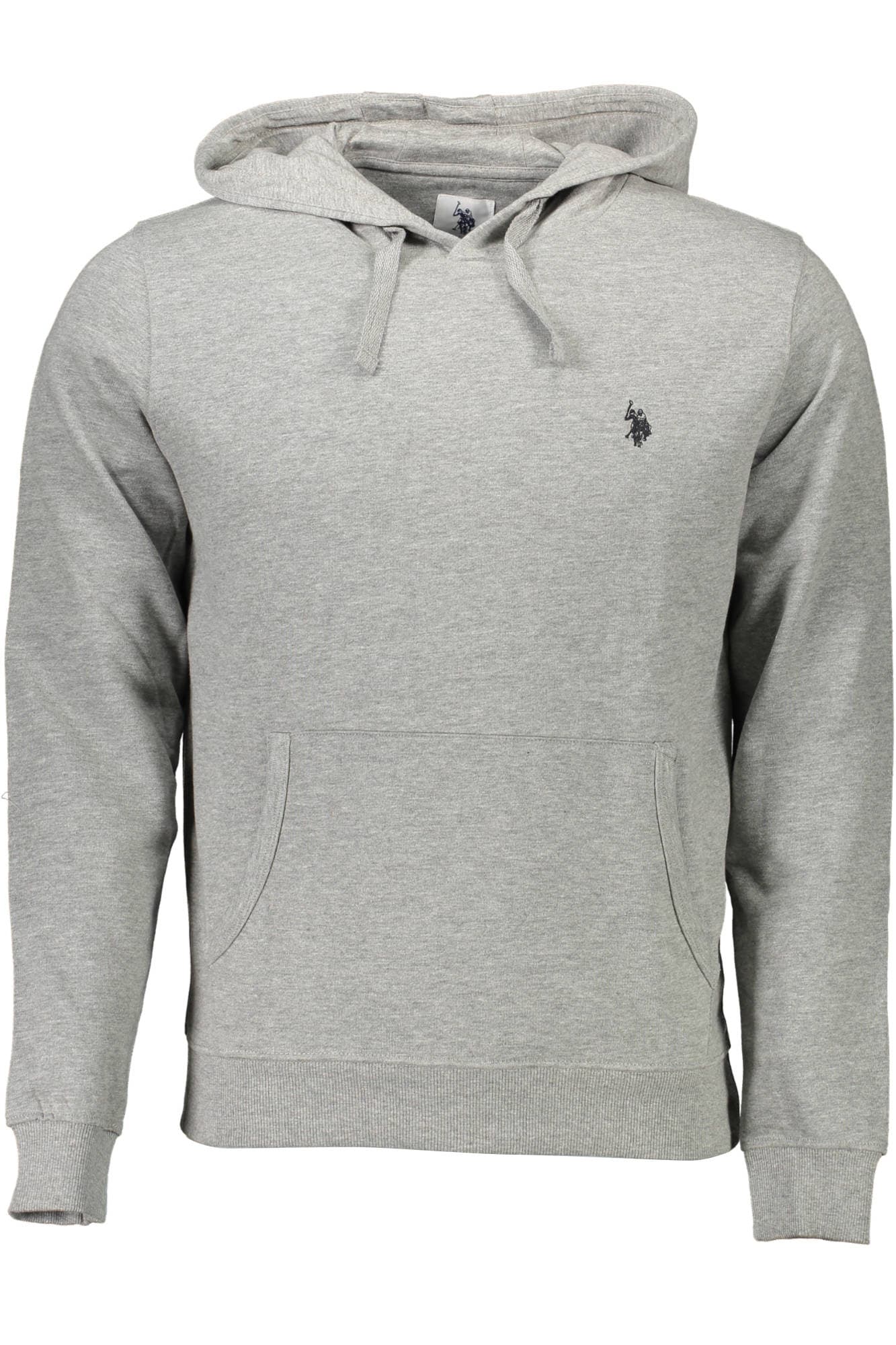 U.S. POLO ASSN. FELPA SENZA ZIP UOMO GRIGIO