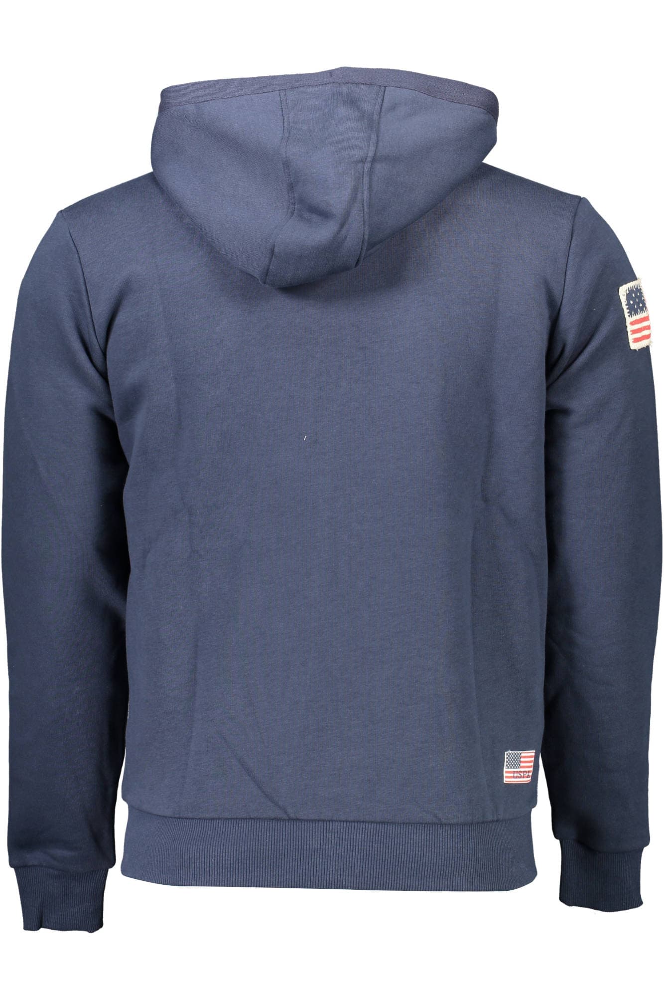 U.S. POLO ASSN. FELPA CON ZIP UOMO BLU - Miniatura 2