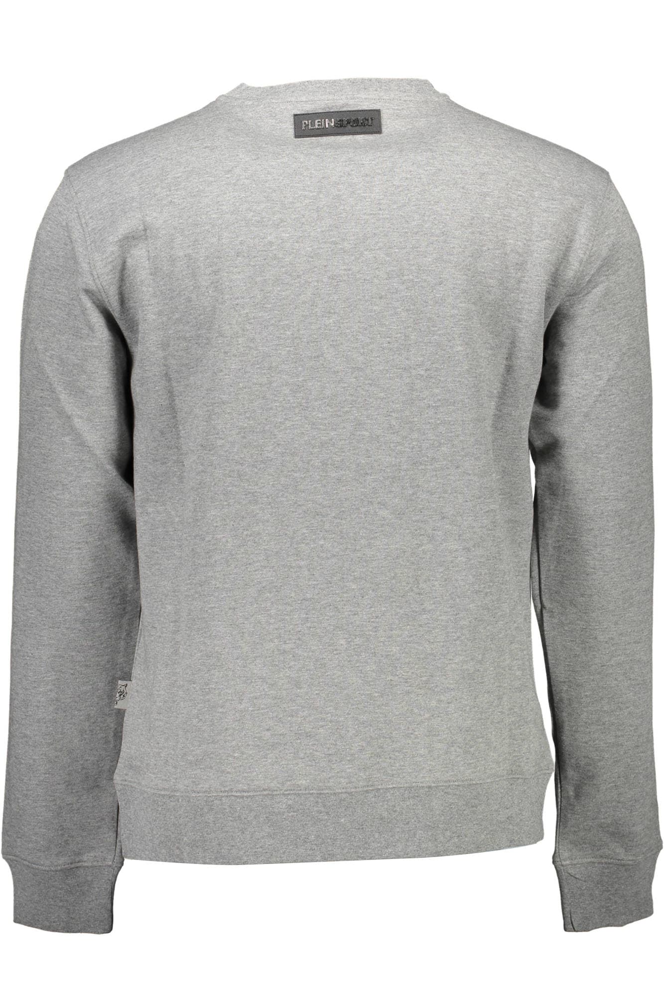 PLEIN SPORT FELPA SENZA ZIP UOMO GRIGIO - Miniatura 2