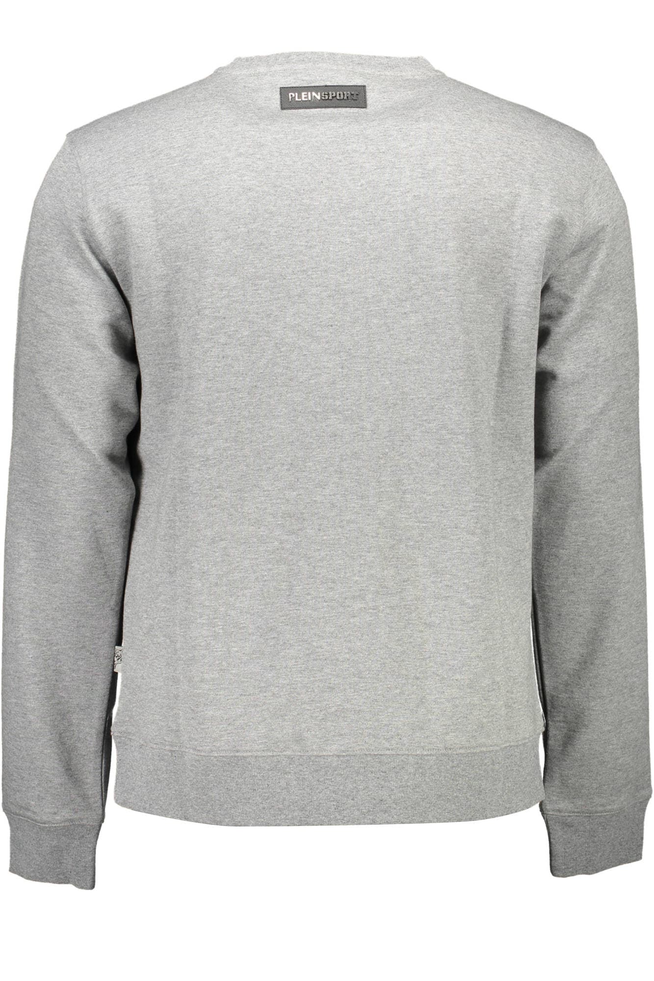 PLEIN SPORT FELPA SENZA ZIP UOMO GRIGIO - Miniatura 2