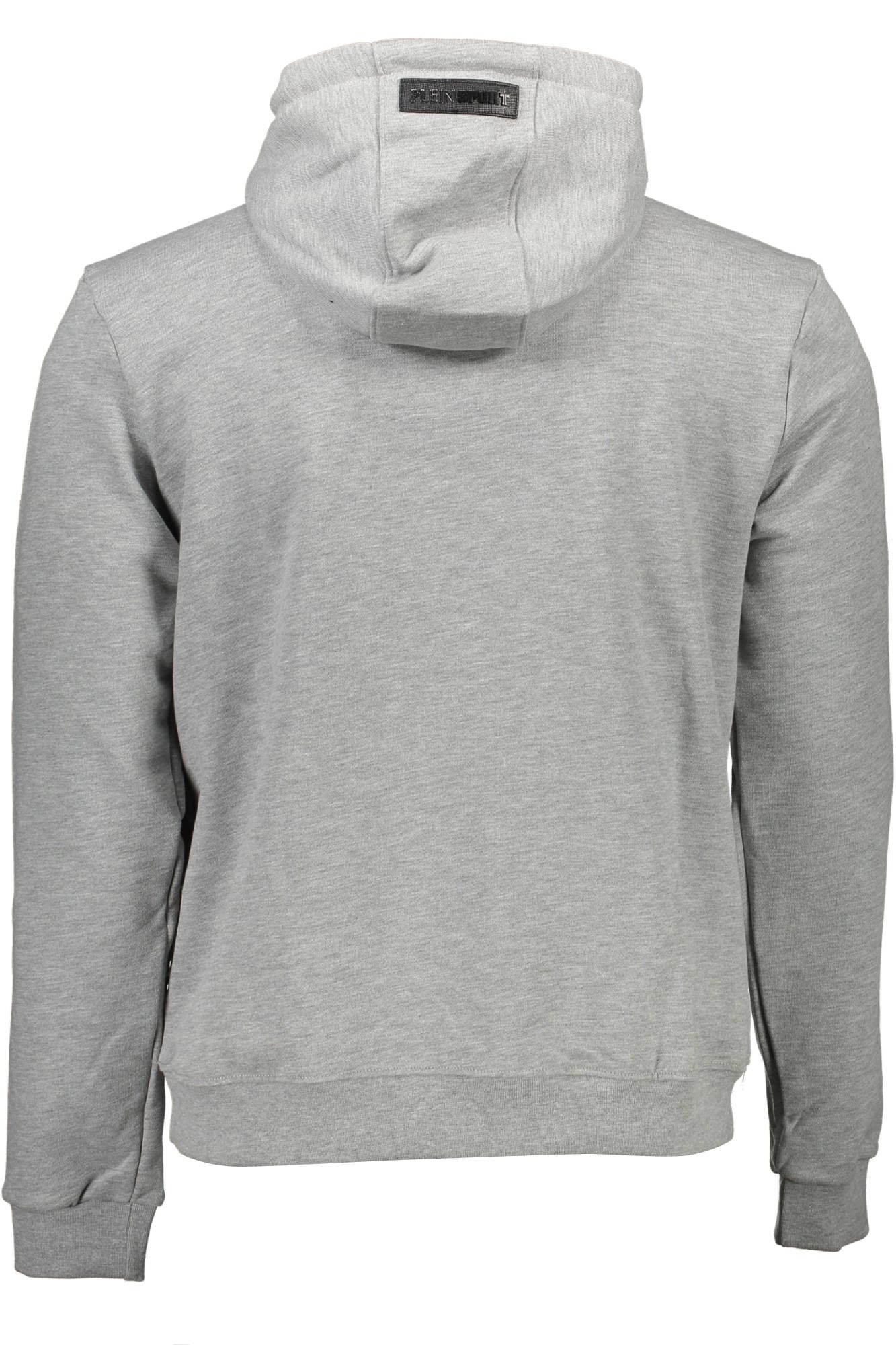 PLEIN SPORT FELPA SENZA ZIP UOMO GRIGIO - Miniatura 2