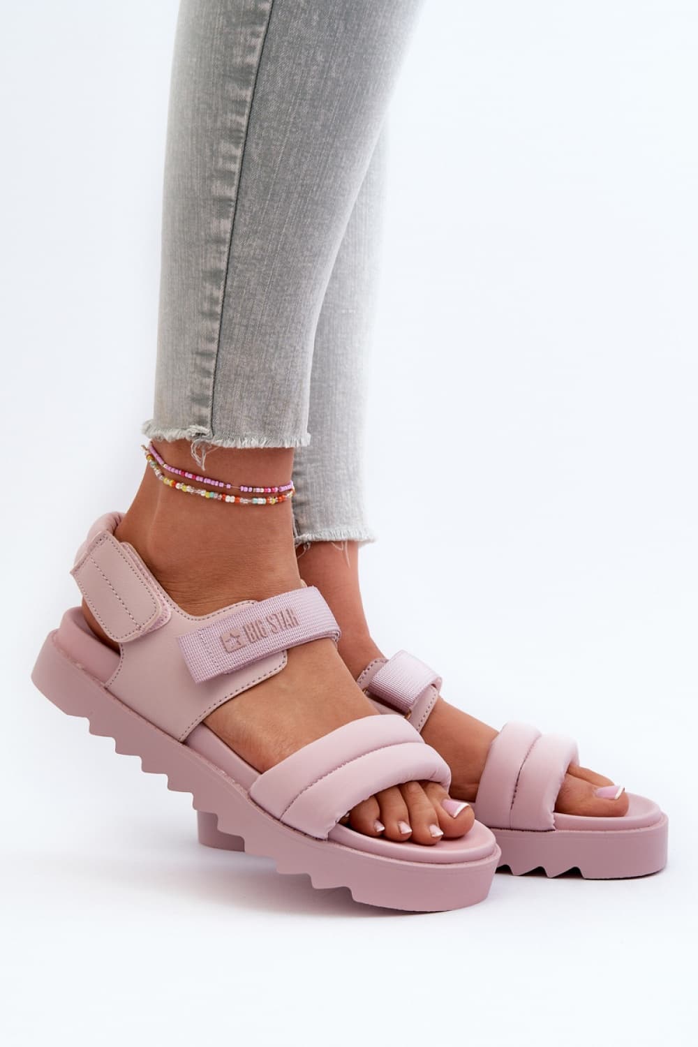 Sandali con plateau model 198791 Step in style