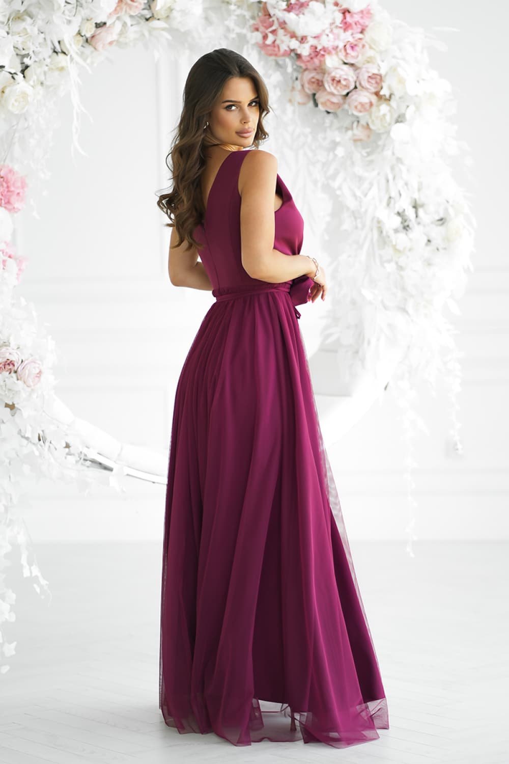 Vestito lungo model 199327 Bicotone - Miniatura 2