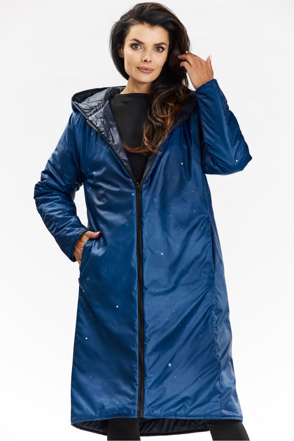 Cappotto model 200548 awama - Miniatura 4