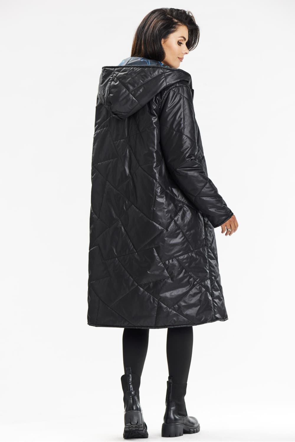 Cappotto model 200549 awama - Miniatura 3