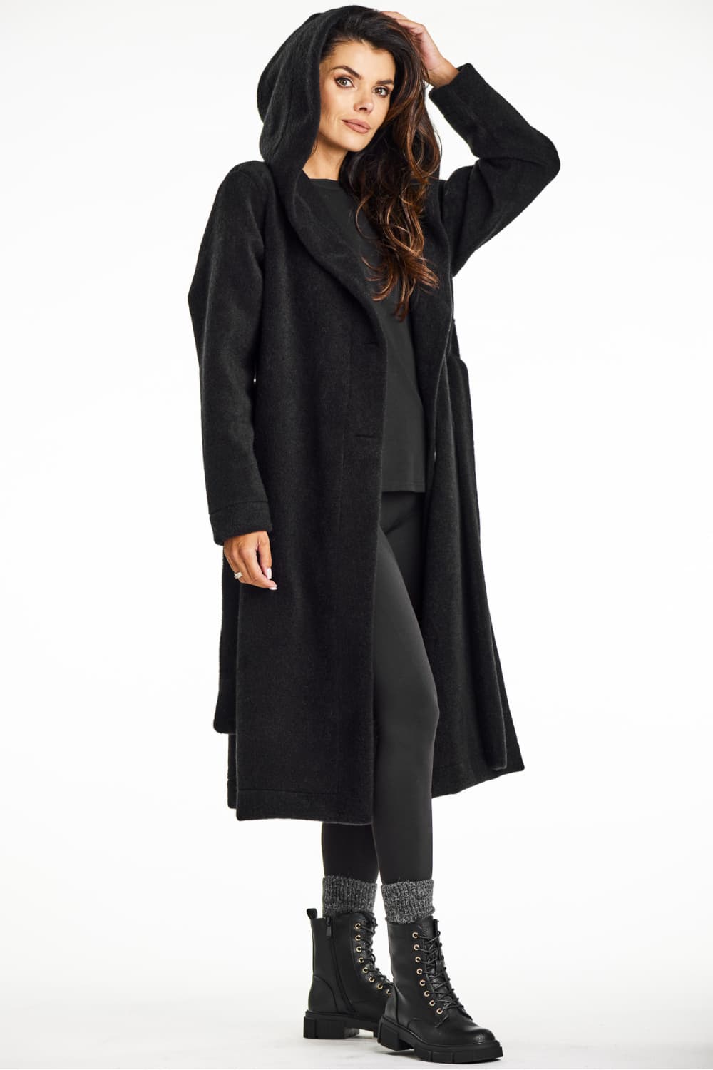 Cappotto model 200555 awama - Miniatura 2