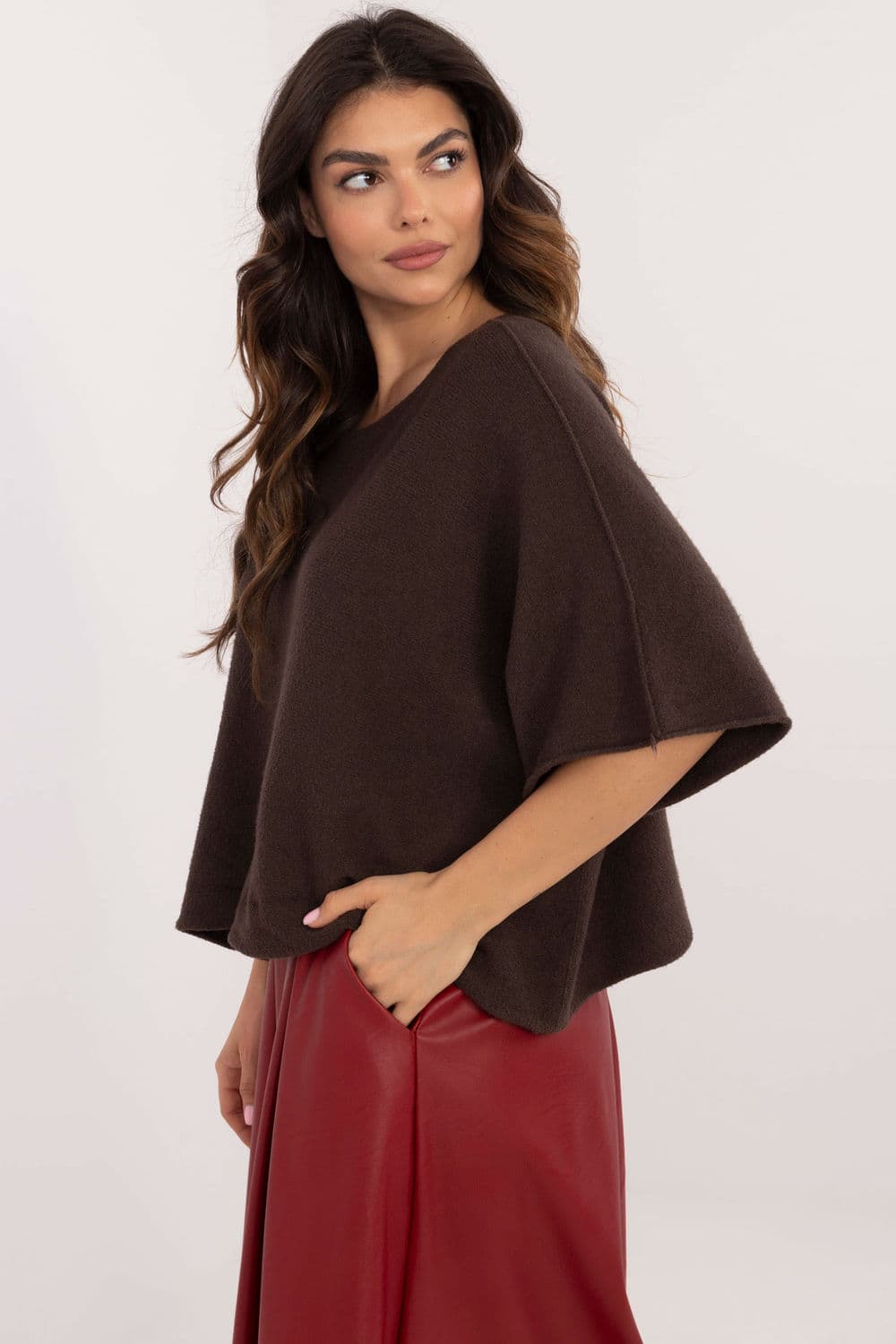 Maglione a manica corta model 202700 Italy Moda - Miniatura 4