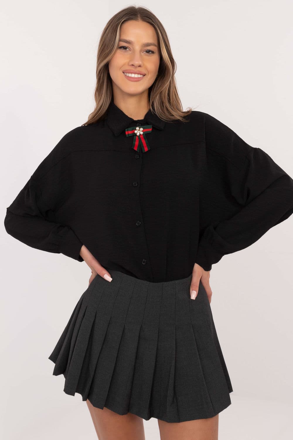 Camicia a manica lunga model 203730 Italy Moda