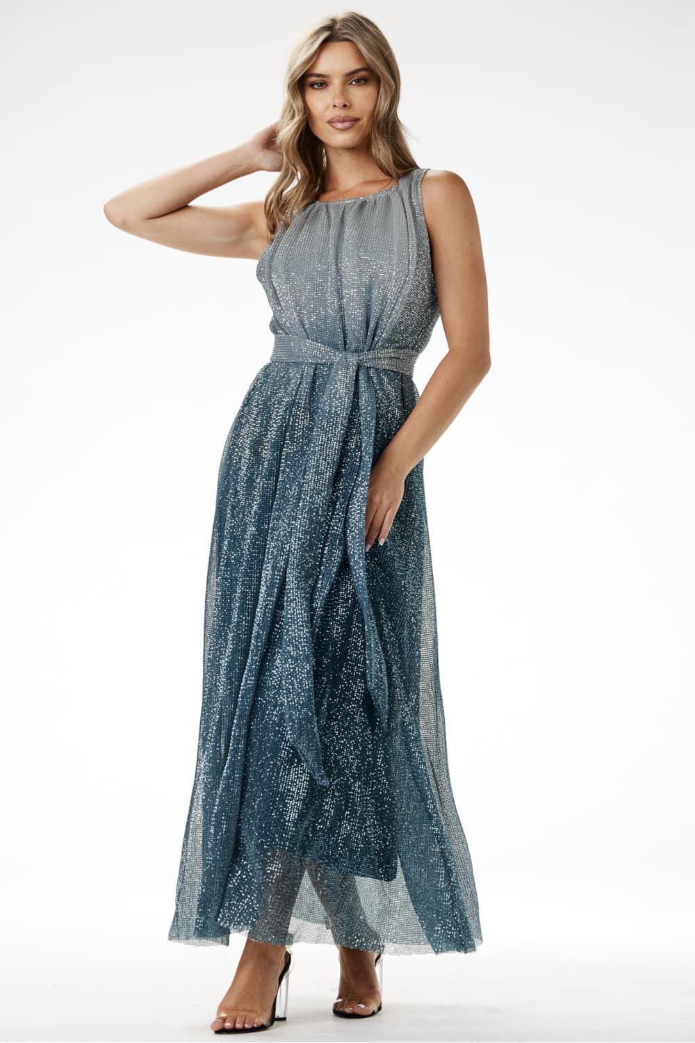 Vestito lungo model 204241 awama - Miniatura 2