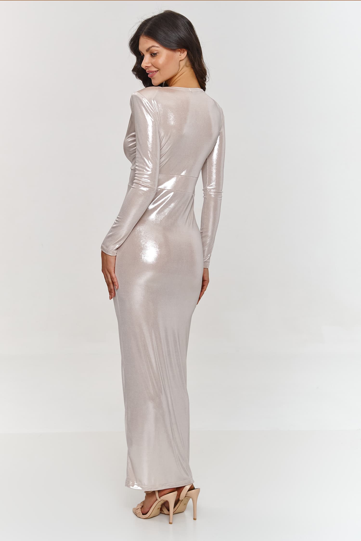 Vestito lungo model 209575 Makadamia - Miniatura 2