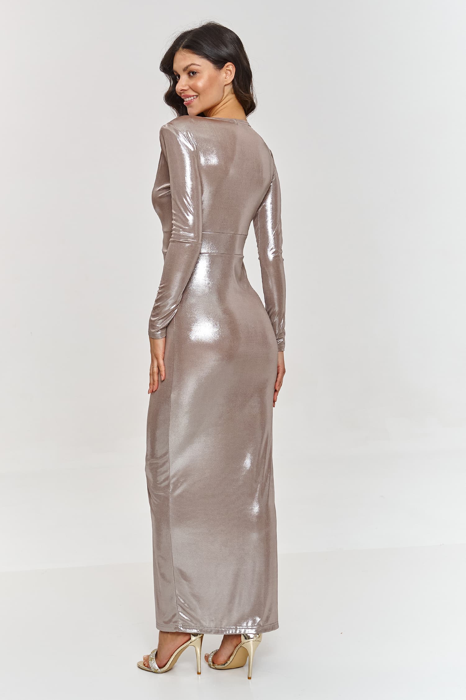 Vestito lungo model 209578 Makadamia - Miniatura 2