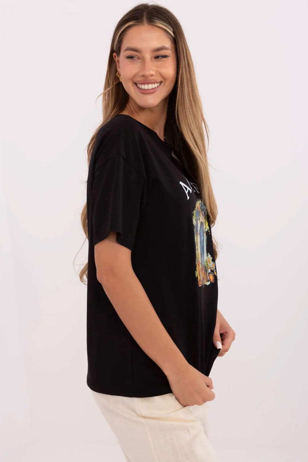 T-shirt model 213257 Italy Moda - Miniatura 2