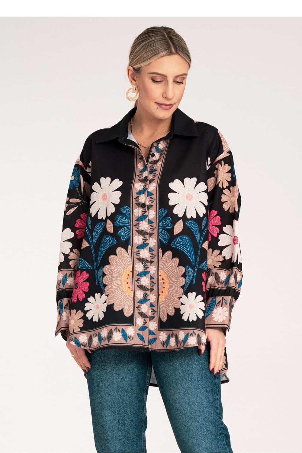 Camicia a manica lunga  model 214919 Figl - Miniatura 4