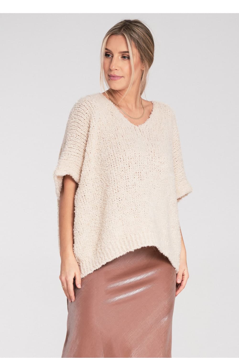Maglione a manica corta model 217071 Figl - Miniatura 2