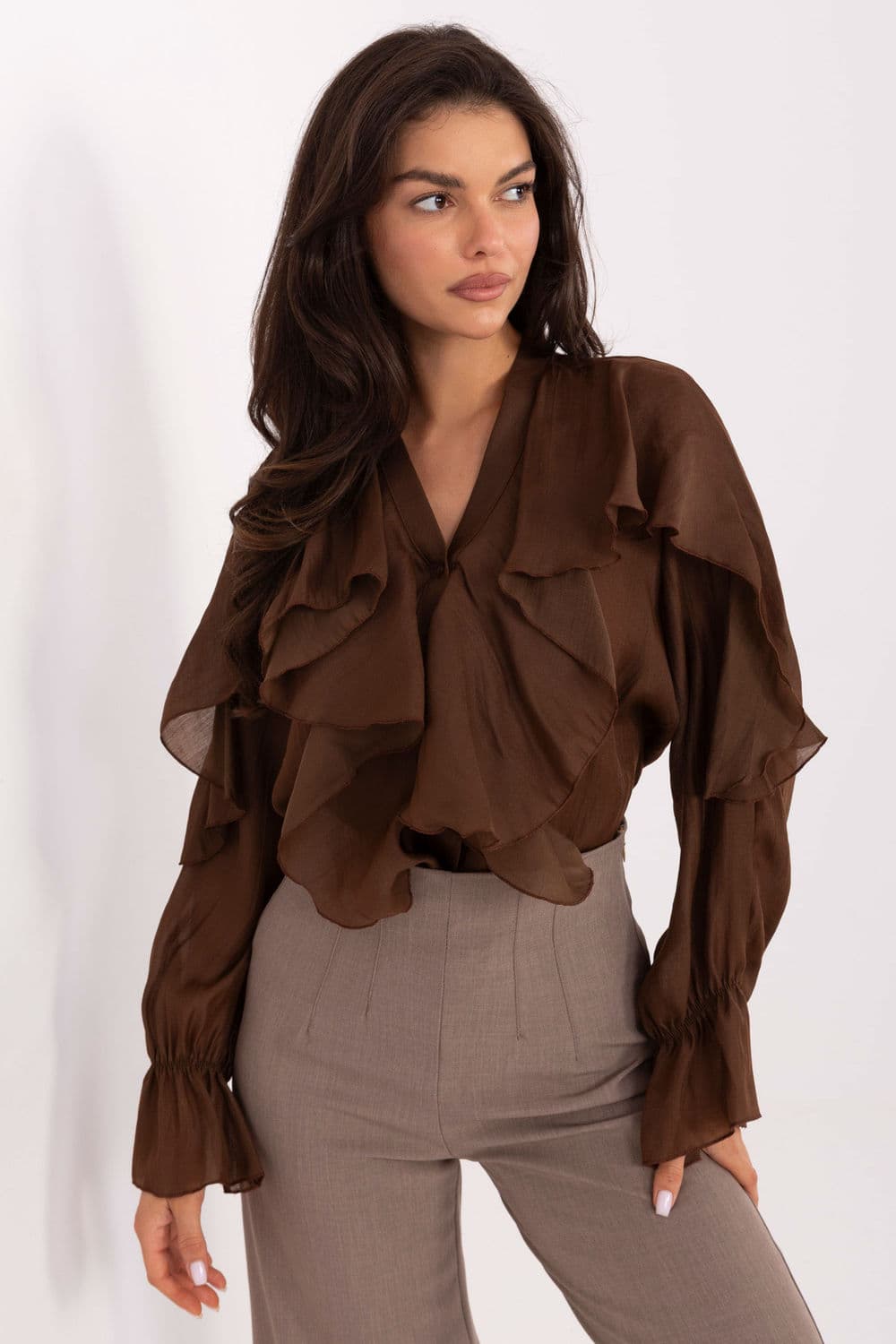 Camicia a manica lunga  model 218415 Rue Paris