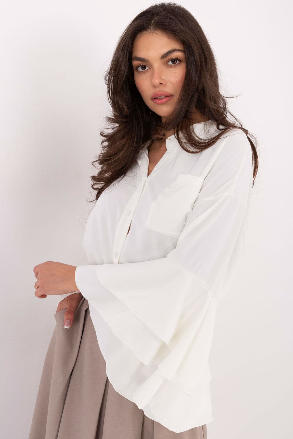 Camicia a manica lunga  model 219446 Rue Paris - Miniatura 4