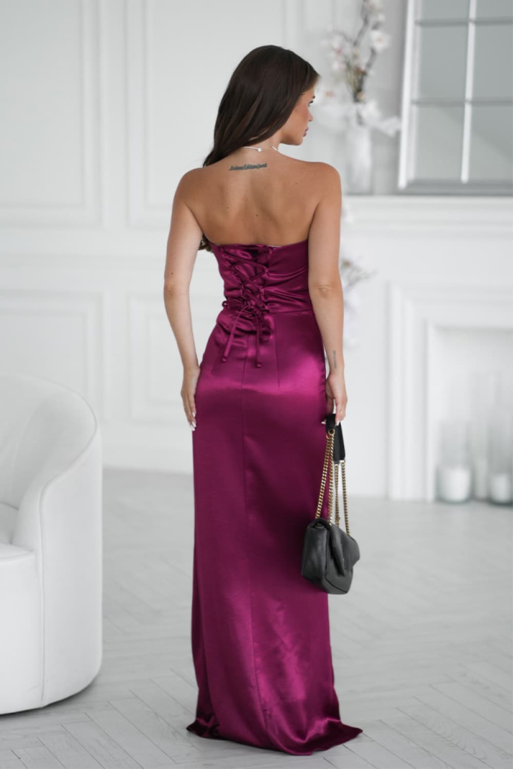 Vestito lungo model 219713 Bicotone - Miniatura 3