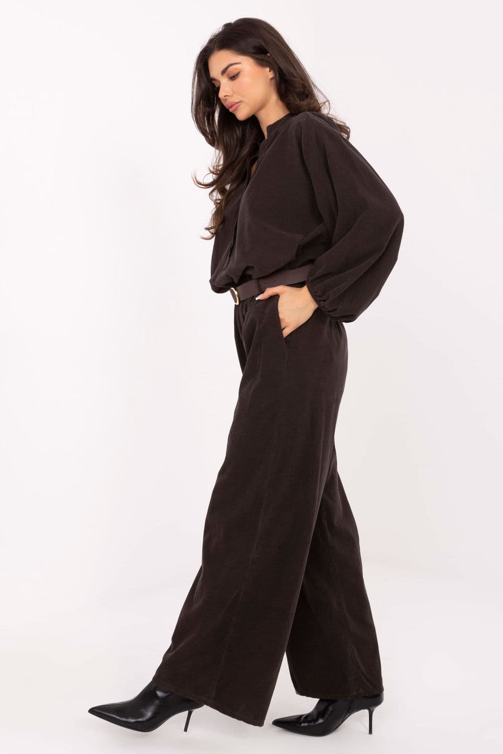 Pantaloni in velluto model 220282 Italy Moda - Miniatura 2