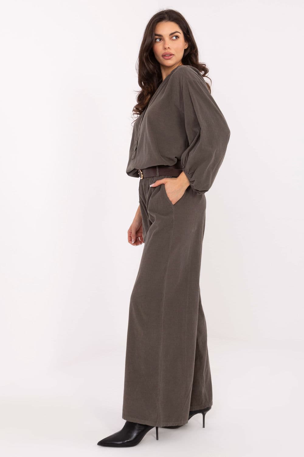 Pantaloni in velluto model 220286 Italy Moda - Miniatura 2