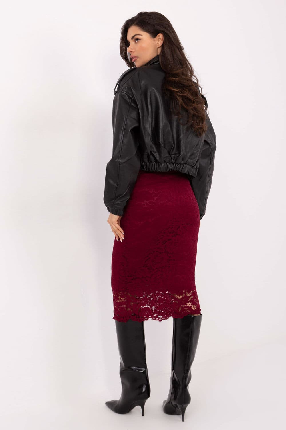 Gonna di pizzo model 220440 Rue Paris - Miniatura 3