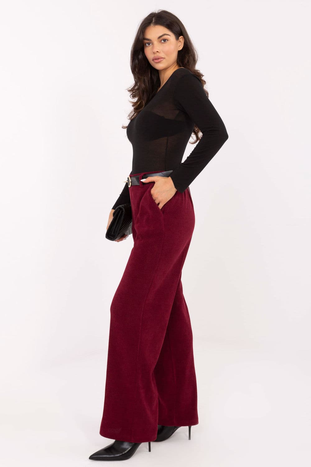 Pantaloni in velluto model 220750 Italy Moda - Miniatura 2