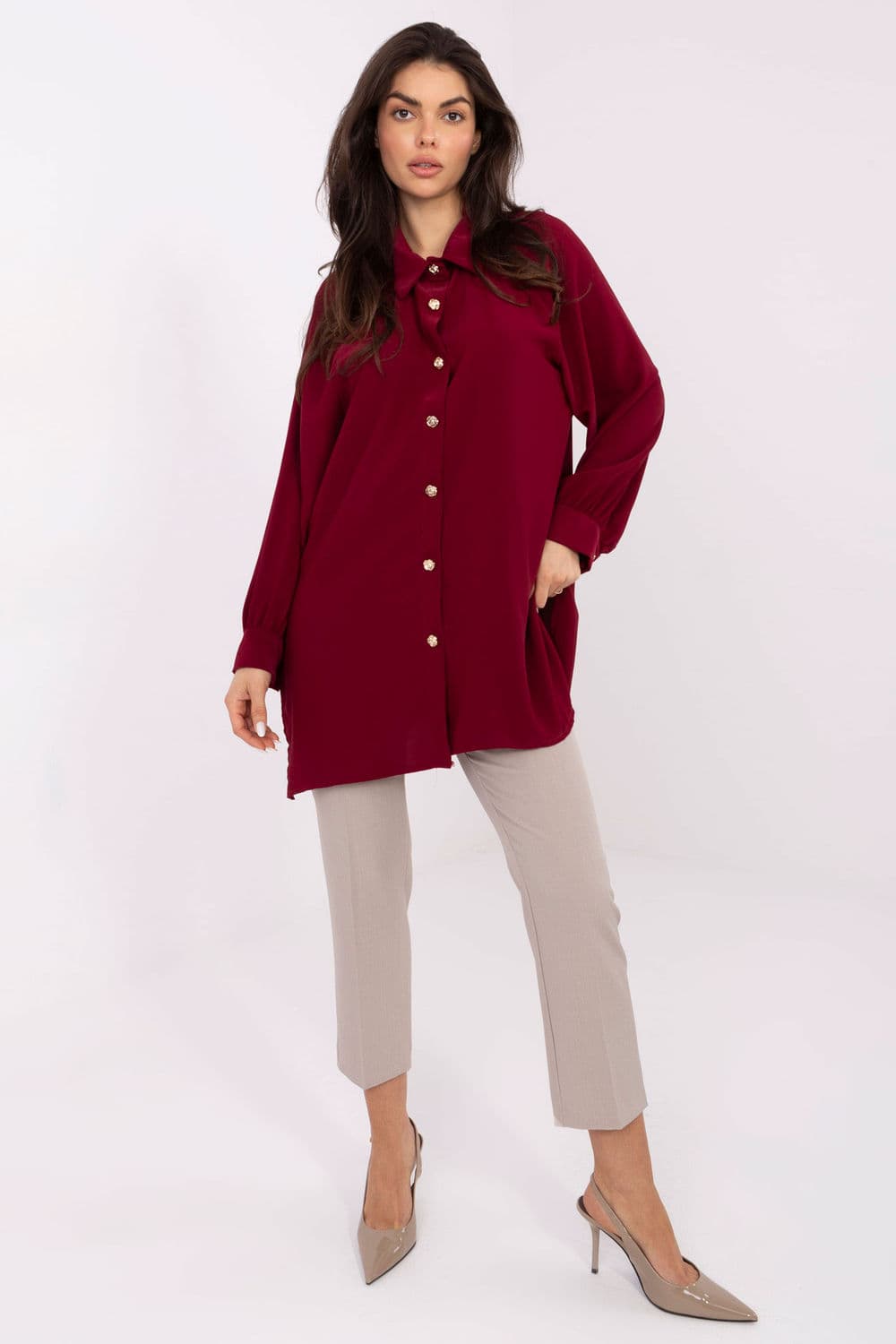 Camicia a manica lunga model 221398 Factory Price