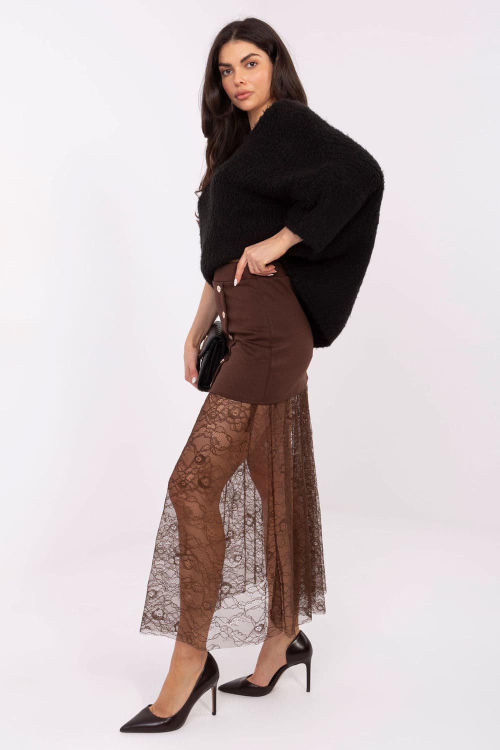 Gonna di pizzo model 221591 Italy Moda - Miniatura 2