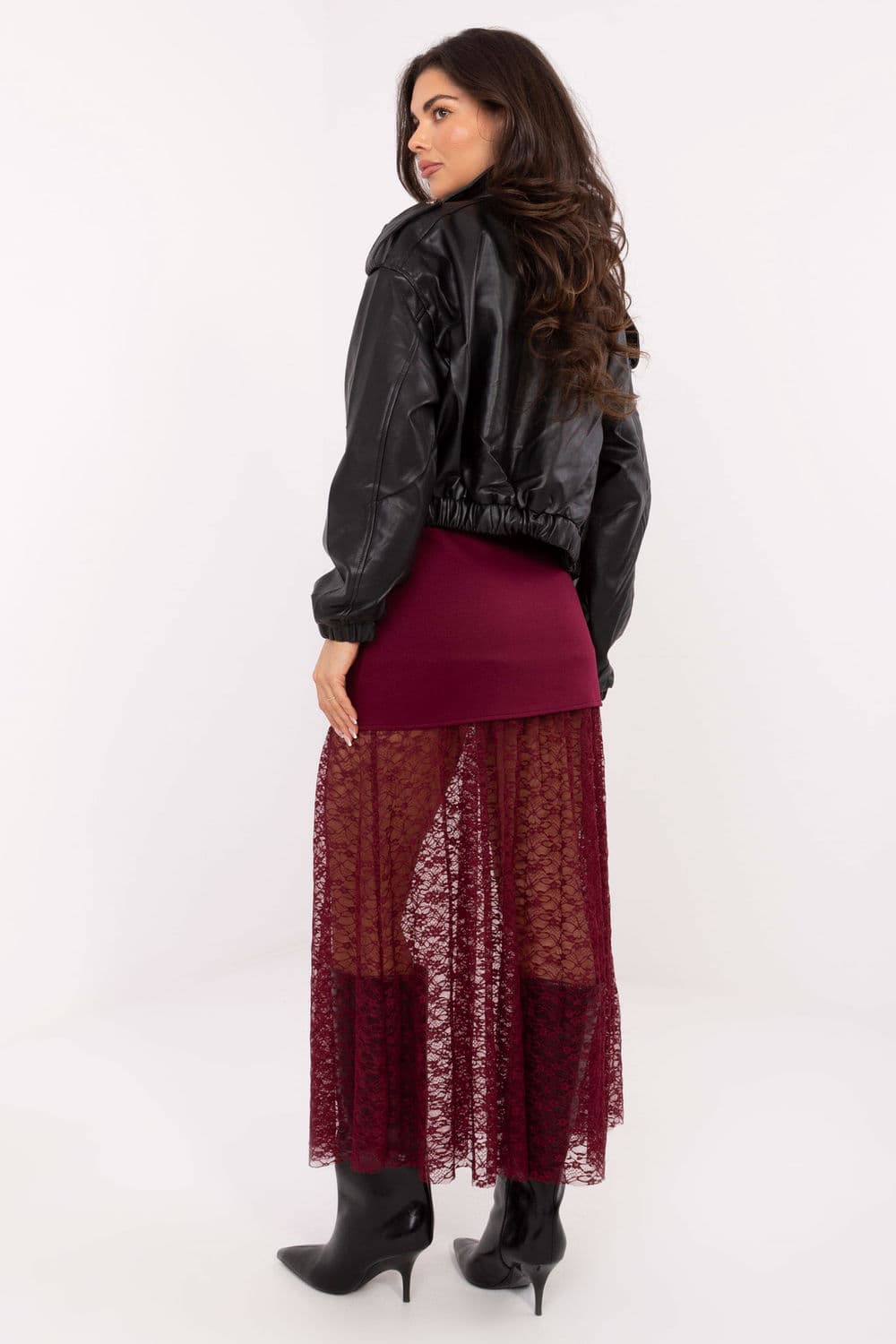 Gonna di pizzo model 221593 Italy Moda - Miniatura 3