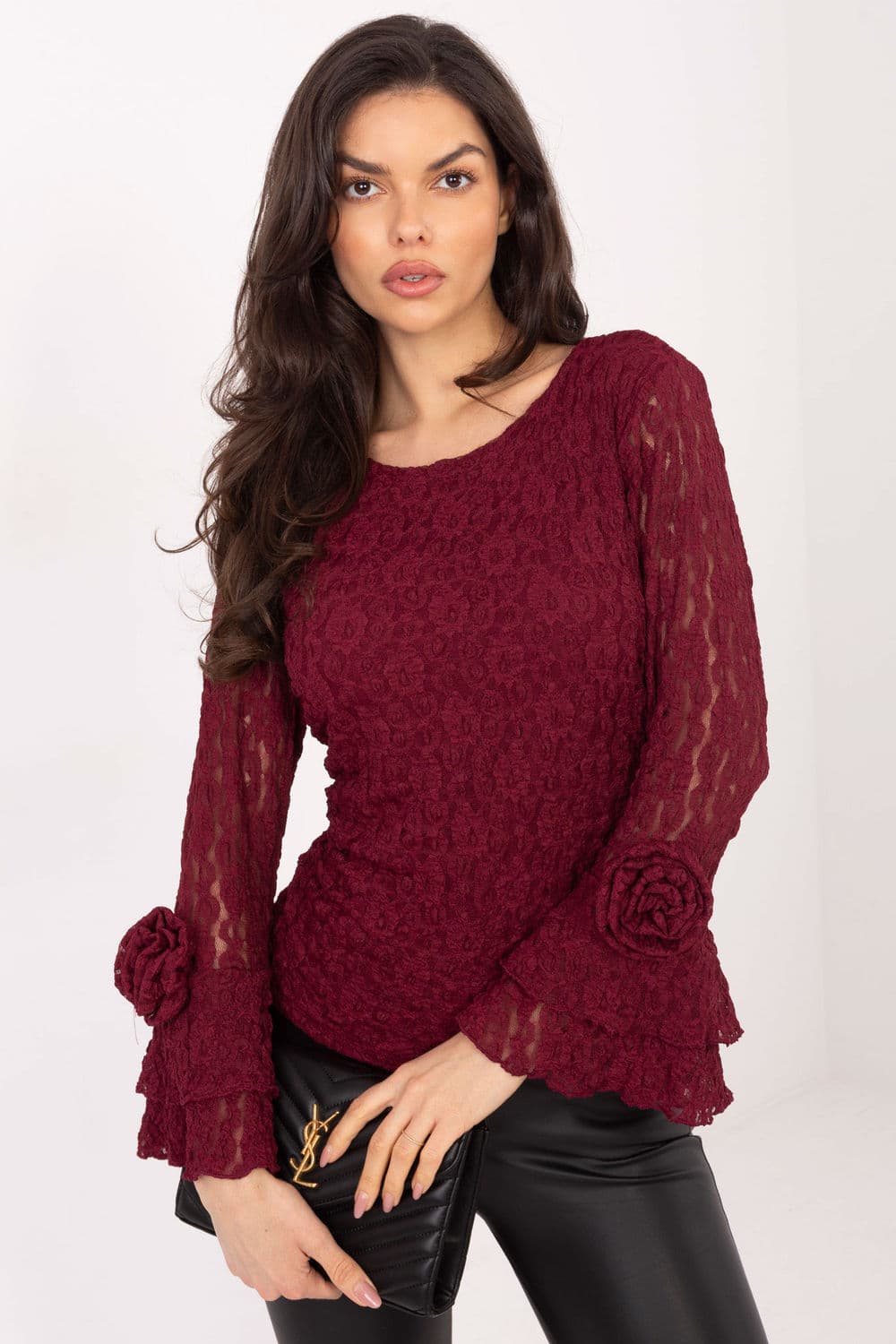 Top in pizzo model 222740 Italy Moda