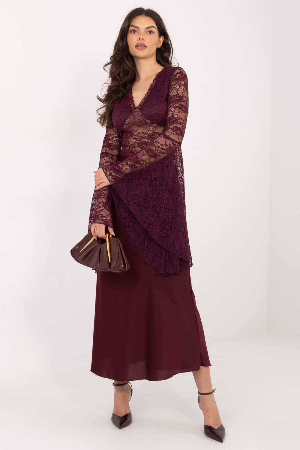 Top in pizzo model 222813 Factory Price - Miniatura 2