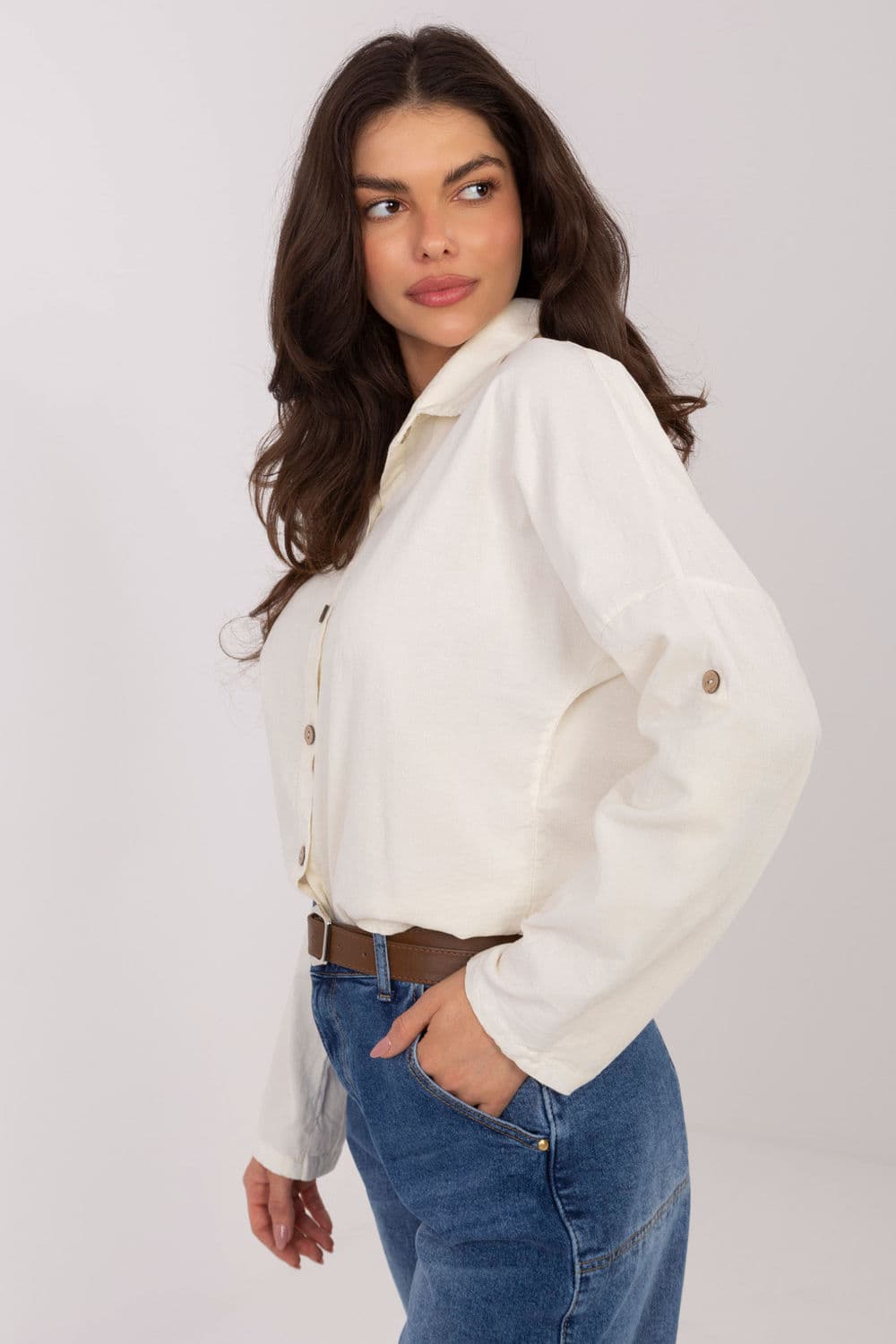 Camicia a manica lunga  model 222883 Italy Moda - Miniatura 2