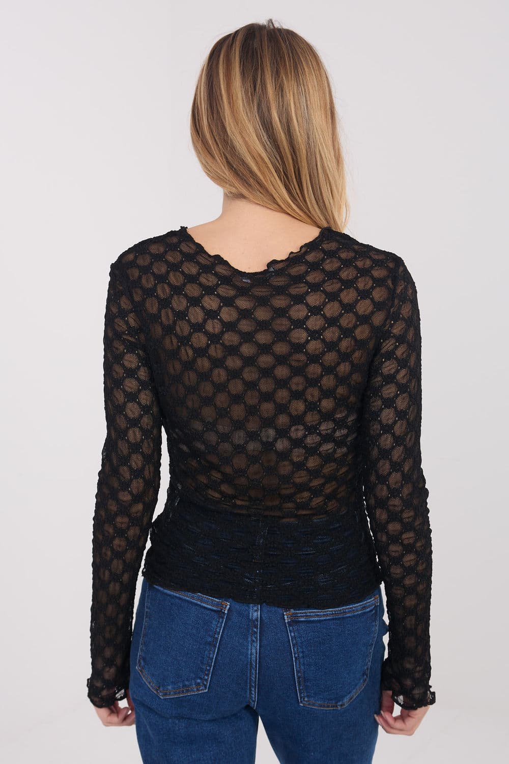 Top in pizzo model 223078 Factory Price - Miniatura 3