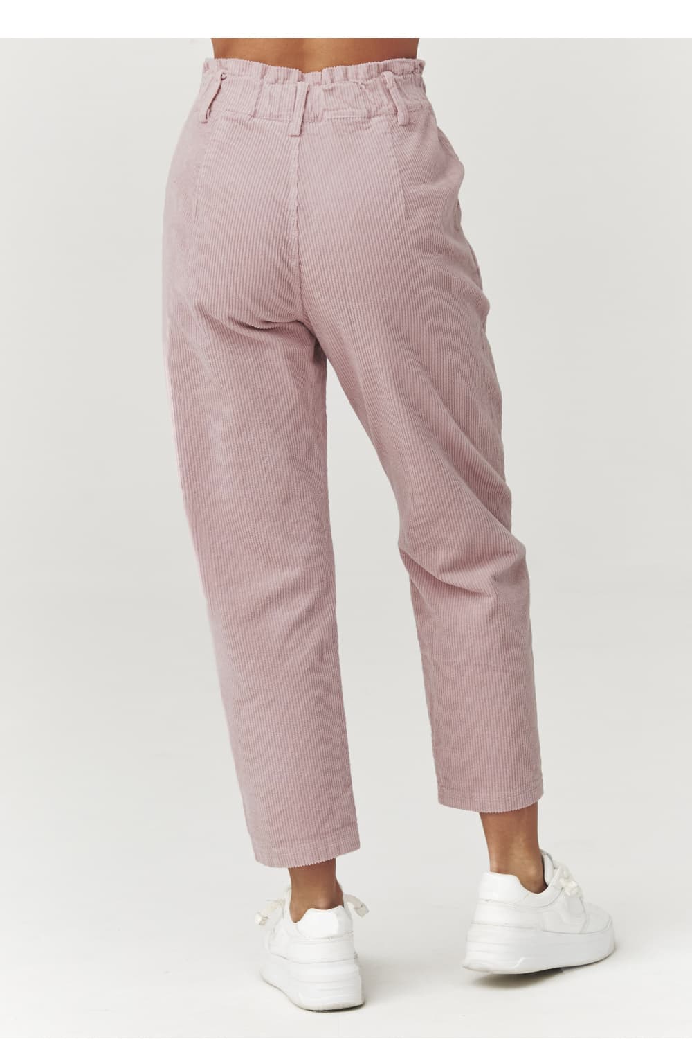 Pantaloni in velluto model 223241 Makadamia - Miniatura 3